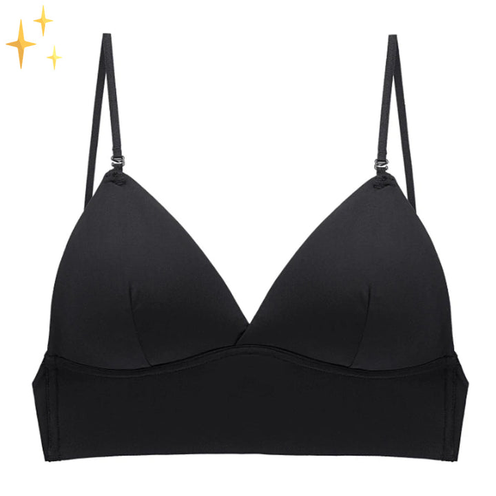 Women’s Low-Back Bra – Seamless Cups – Adjustable Straps – Breathable Blend Fit