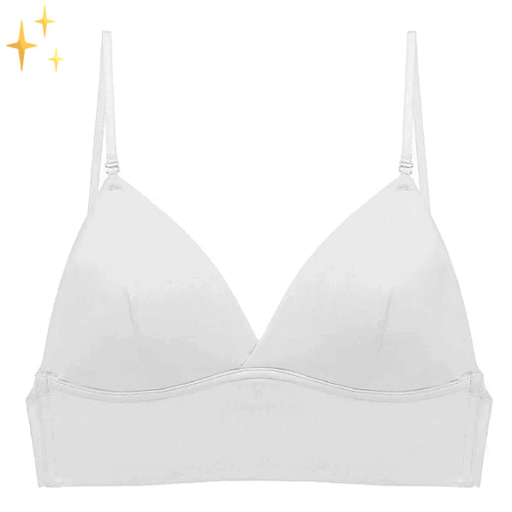 Women’s Low-Back Bra – Seamless Cups – Adjustable Straps – Breathable Blend Fit