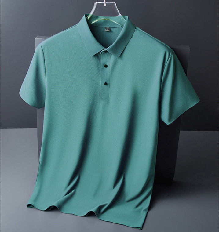Men’s Polo Shirt – Breathable Blend – Classic Fit – Soft Touch – Button Placket