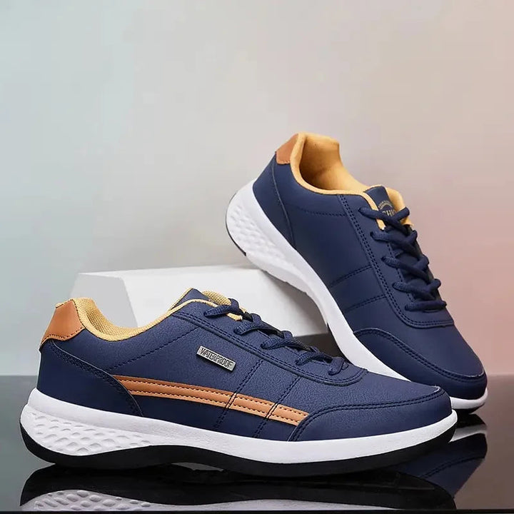 Men’s Casual Sneakers – Waterproof – Cushioned Sole – Lace-Up – Lightweight Durable