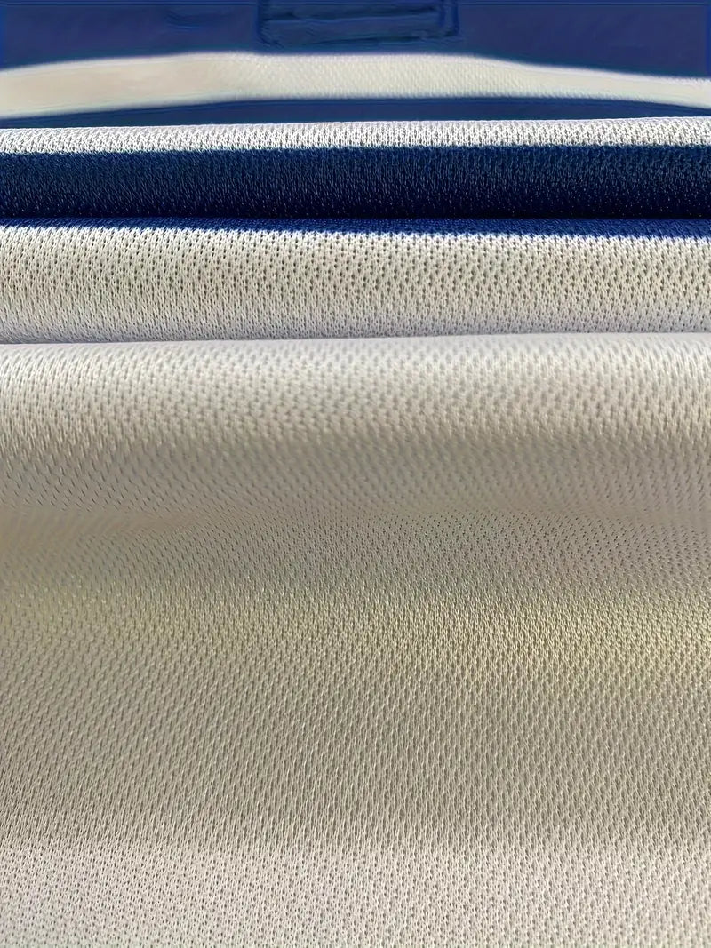 Men’s Polo Shirt – Slim Fit – Striped Chest Design – Short Sleeve Breathable