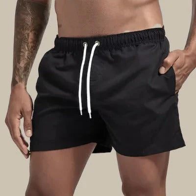Men’s Swim Shorts – Quick Dry – Relaxed Fit – Elastic Waist – Mid-Thigh Length