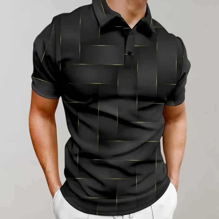 Men’s Polo Shirt - Slim Fit - Soft Knit - Short Sleeve - Classic Collar Casual Style