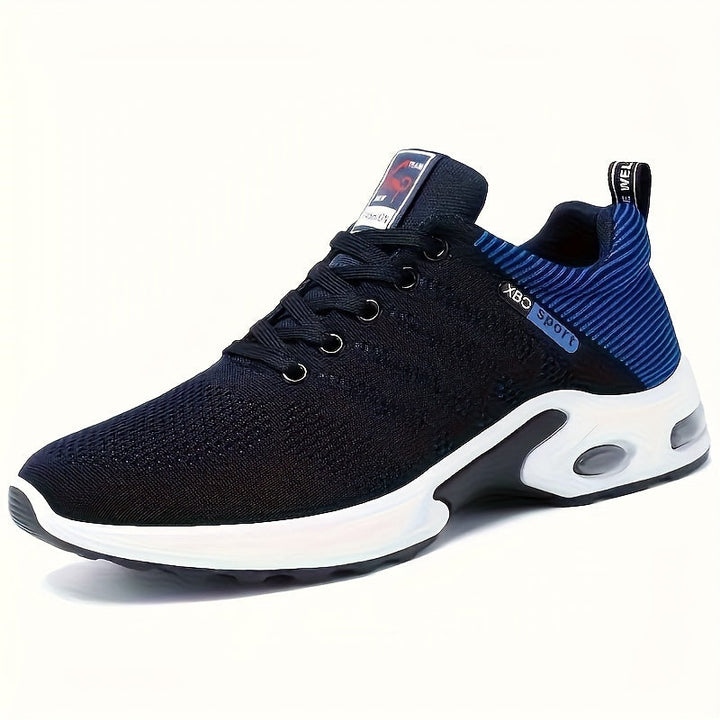Unisex Athletic Sneakers – Knit Mesh Upper – Cushioned Sole – Non Slip – Lace-Up Fit