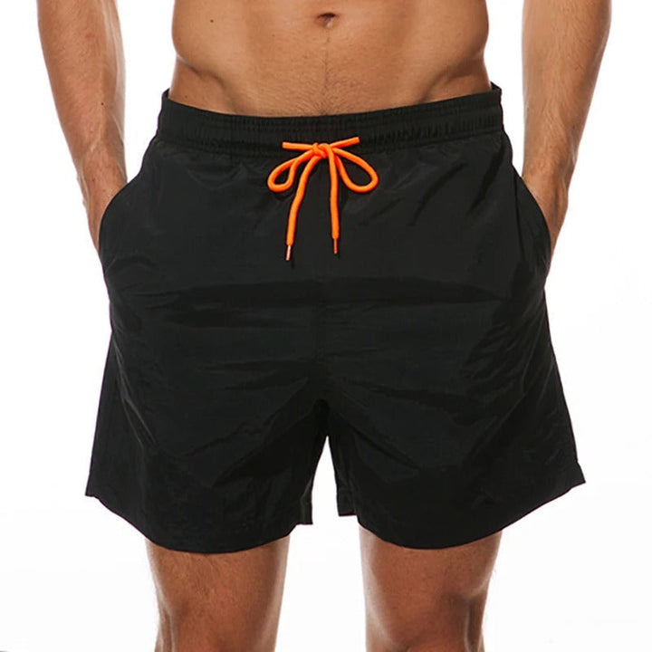 Men’s Swim Shorts – Relaxed Fit – Fast Drying – Elastic Waist – Side Pockets