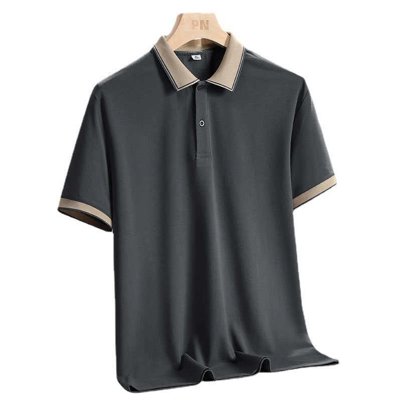 Men's Polo Shirt - Breathable Blend - Standard Fit - Short Sleeve Business Casual