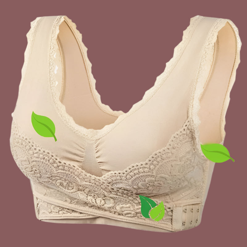 Women’s Support Bra – Full Coverage – Seamless Fit – Posture Enhancing – Lace Detail