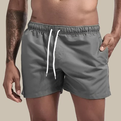 Men’s Swim Shorts – Relaxed Fit – Fast-Drying – Mid-Thigh – Adjustable Waistband