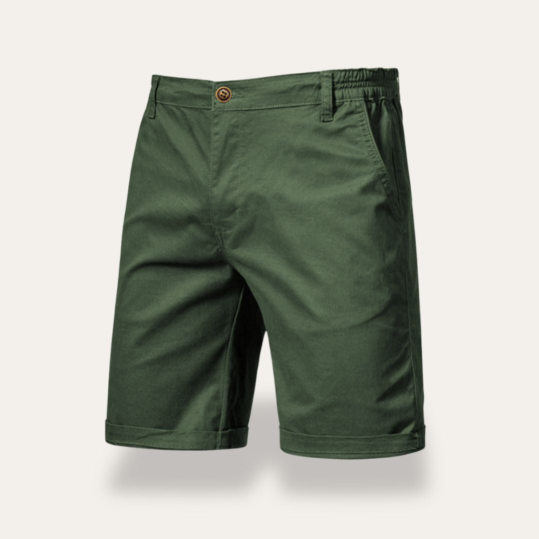 Men’s Shorts – Classic Fit – Mid-Length – Breathable Natural Fibers – Casual Everyday Wear