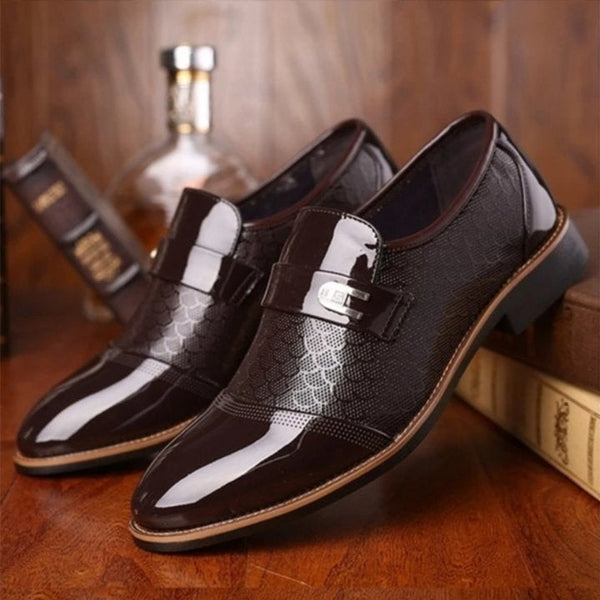 Men’s Shoes - Sleek Double Monk Strap - Textured Detailing - Formal Fit