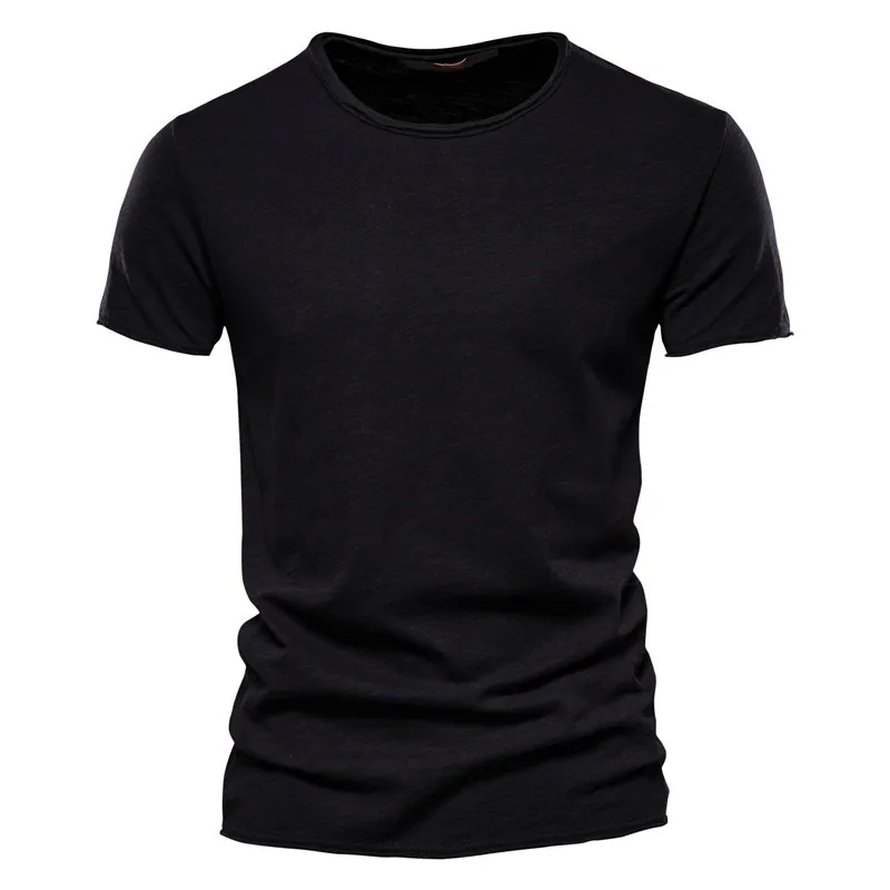 Men’s T-Shirt – Slim Fit – Breathable Blend – Crew Neck – Short Sleeve – Minimalist Style