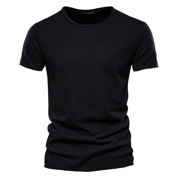 Men’s T-Shirt – Slim Fit – Breathable Blend – Crew Neck – Short Sleeve – Minimalist Style