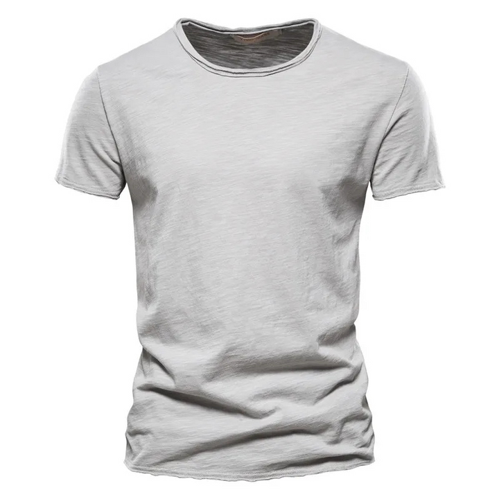 Men’s T-Shirt – Slim Fit – Breathable Blend – Crew Neck – Short Sleeve – Minimalist Style