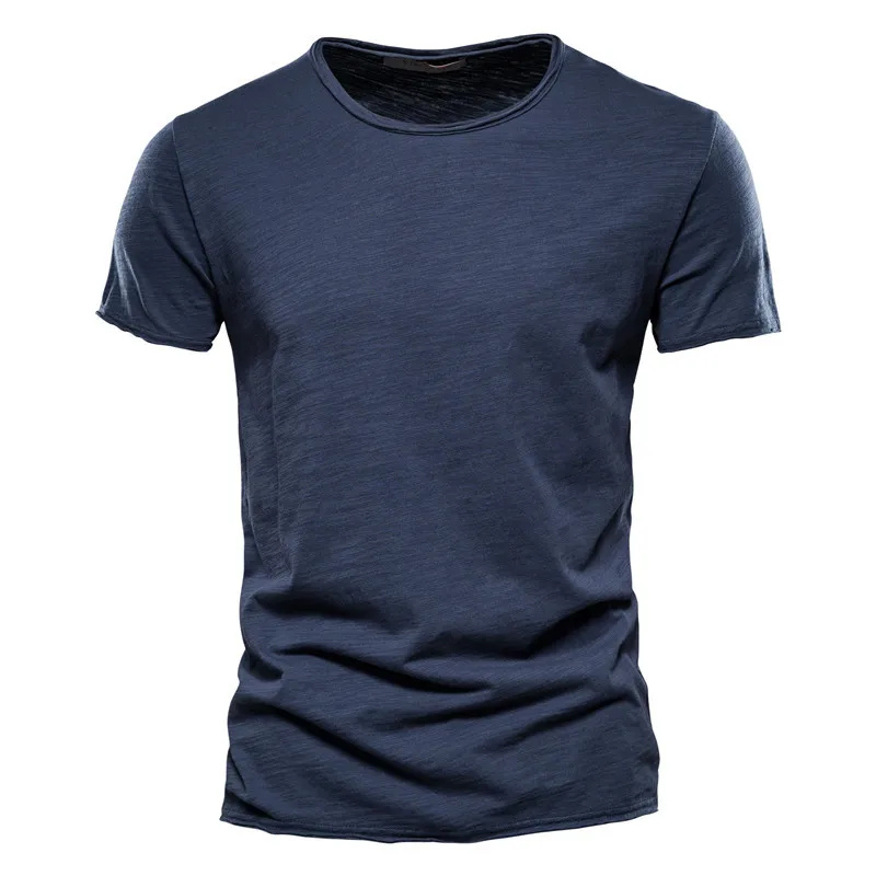 Men’s T-Shirt – Slim Fit – Breathable Blend – Crew Neck – Short Sleeve – Minimalist Style