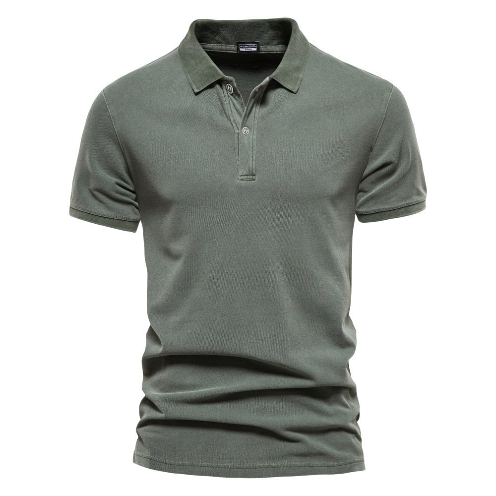 Men's Polo Shirt - Soft Knit - Standard Fit - Short Sleeve Casual Essential
