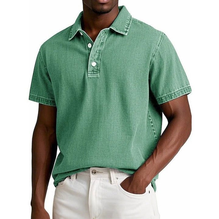 Men’s Polo Shirt – Cotton Blend – Relaxed Fit – Short Sleeve Casual Style