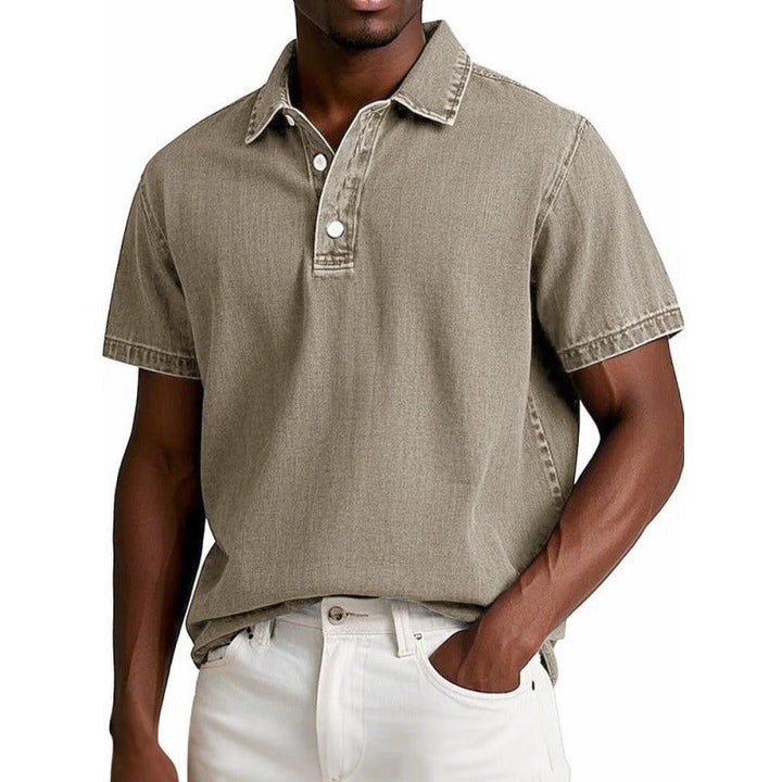 Men’s Polo Shirt – Cotton Blend – Relaxed Fit – Short Sleeve Casual Style