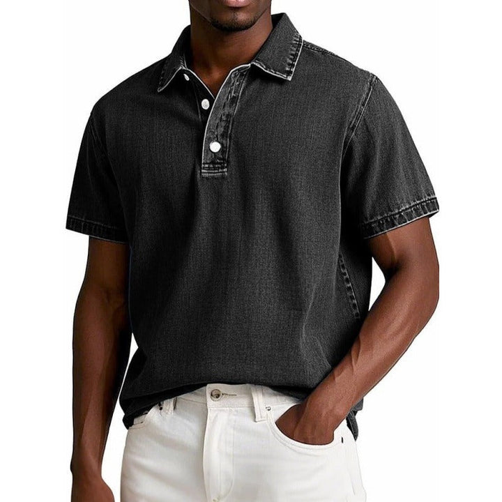 Men’s Polo Shirt – Cotton Blend – Relaxed Fit – Short Sleeve Casual Style