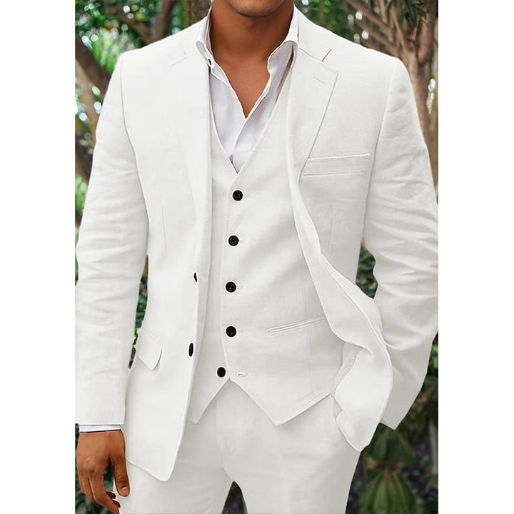 Men’s Blazer – Tailored Fit – Breathable Blend – Single-Breasted – Formal Lapel