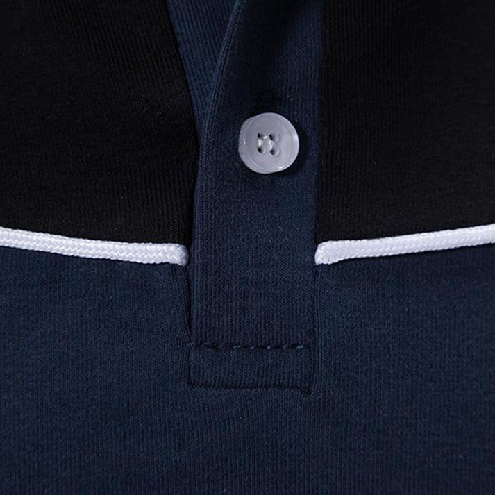 Men’s Polo Shirt - Short Sleeve - Embroidered Floral Design - Slim Fit Casual Wear