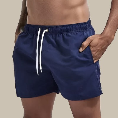 Men’s Swim Shorts – Relaxed Fit – Fast-Drying – Mid-Thigh – Adjustable Waistband