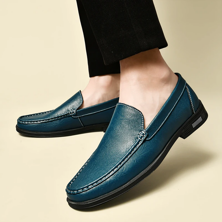 Men’s Moccasins – Slip-On Design – Classic Stitch Detailing