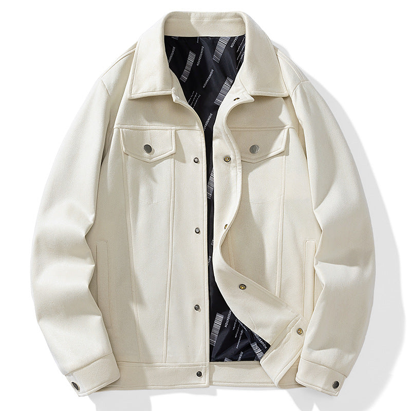 Men's Multi-Pocket Jacket - Casual Streetwear - Classic Button-Up Design