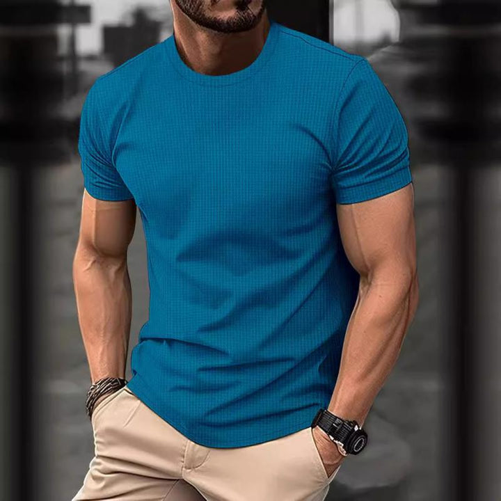 Men’s T-Shirt – Slim Fit – Short Sleeve – Crew Neck – Breathable Lightweight Fabric