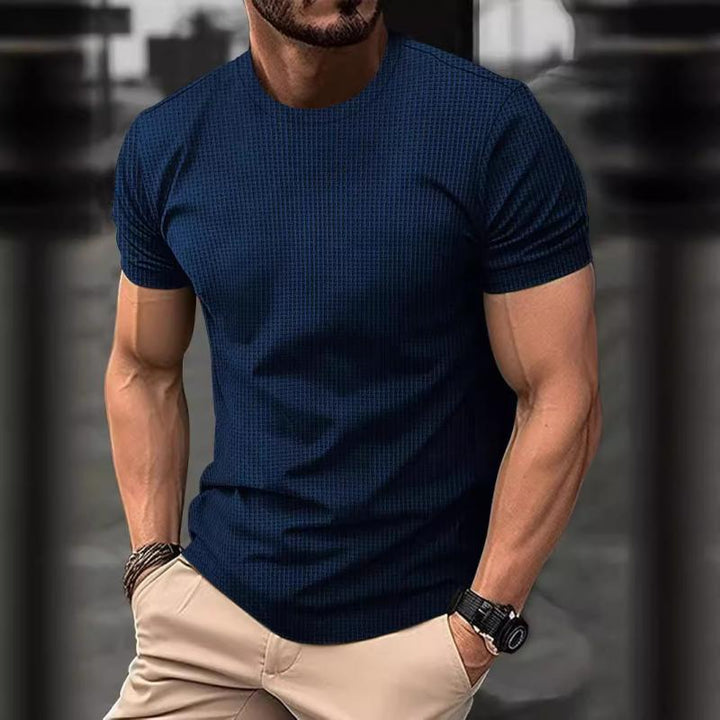 Men’s T-Shirt – Slim Fit – Short Sleeve – Crew Neck – Breathable Lightweight Fabric