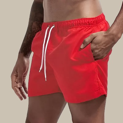 Men’s Swim Shorts – Relaxed Fit – Fast-Drying – Mid-Thigh – Adjustable Waistband