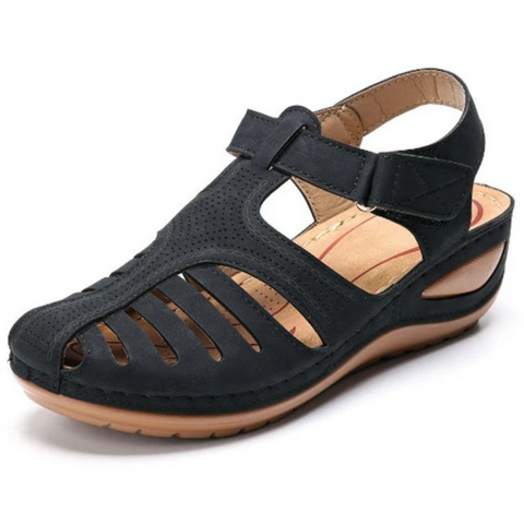 Women’s Sandals - Ergonomic Fit - Cushioned Sole - Adjustable Buckle - Breathable Design