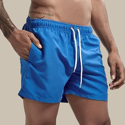 Men’s Swim Shorts – Relaxed Fit – Fast-Drying – Mid-Thigh – Adjustable Waistband
