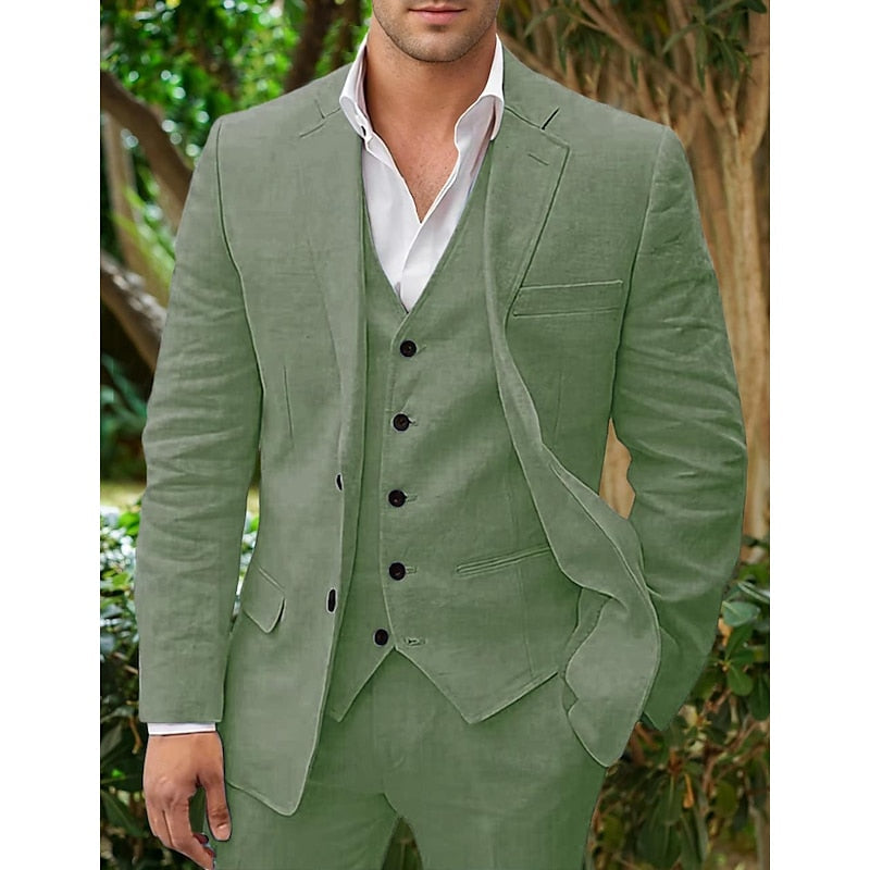 Men’s Blazer – Tailored Fit – Breathable Blend – Single-Breasted – Formal Lapel
