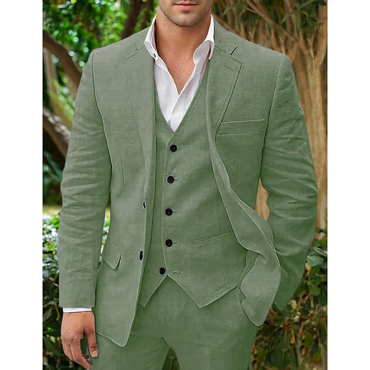 Men’s Blazer – Tailored Fit – Breathable Blend – Single-Breasted – Formal Lapel