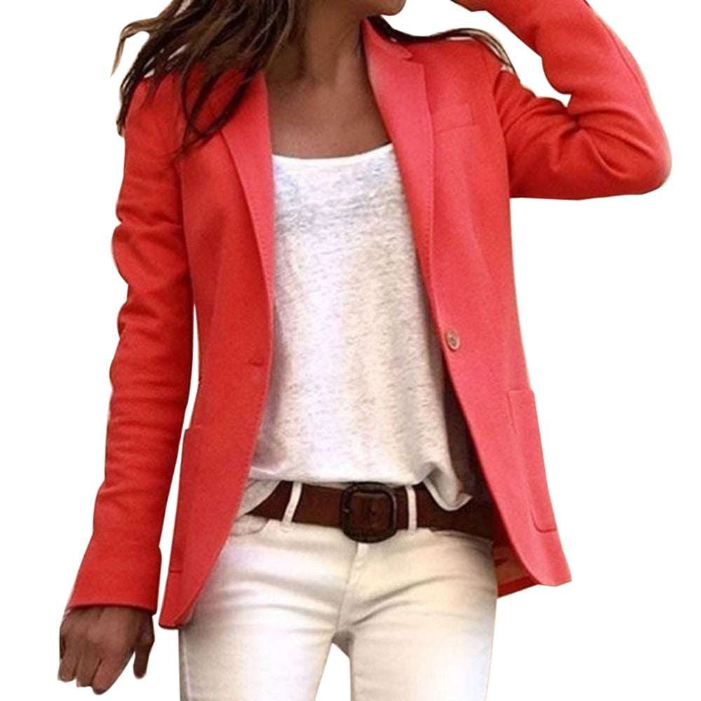 Women’s Blazer – Slim Fit – Tailored Style – Structured Luxury Fabric – Notched Lapel