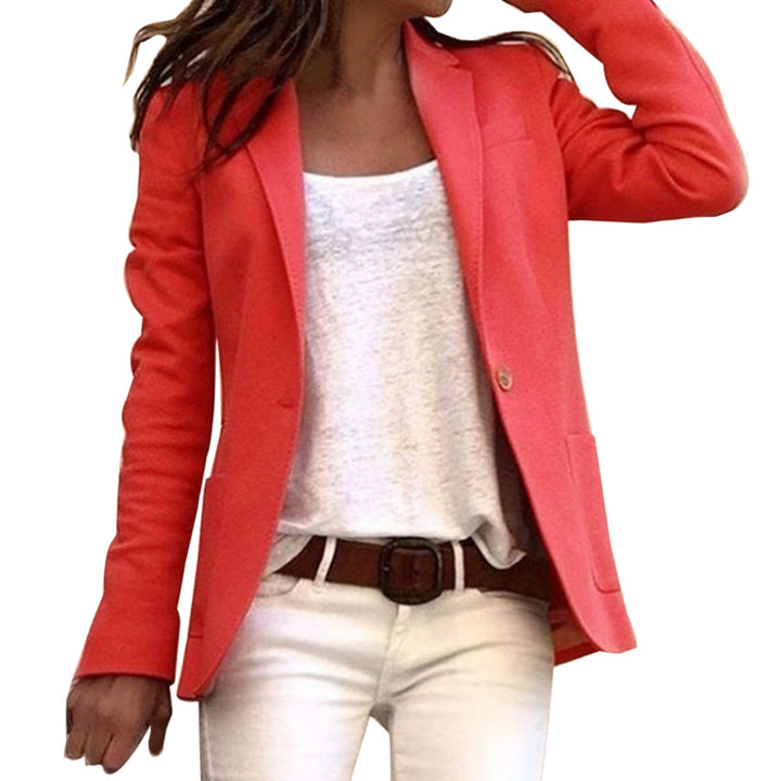 Women’s Blazer – Slim Fit – Tailored Style – Structured Luxury Fabric – Notched Lapel