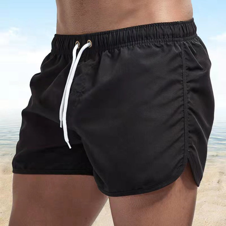 Men’s Swim Trunks – Relaxed Fit – Mid-Thigh Length – Quick-Dry Breathable Blend