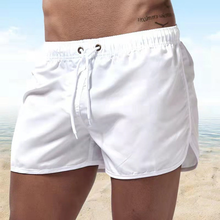 Men’s Swim Trunks – Relaxed Fit – Mid-Thigh Length – Quick-Dry Breathable Blend