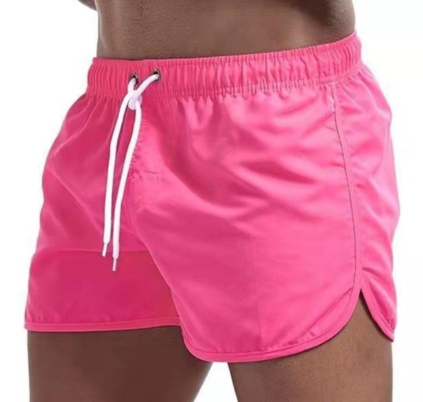 Men’s Swim Trunks – Relaxed Fit – Mid-Thigh Length – Quick-Dry Breathable Blend