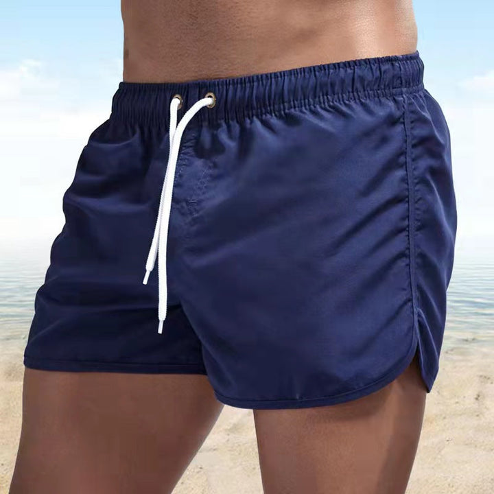 Men’s Swim Trunks – Relaxed Fit – Mid-Thigh Length – Quick-Dry Breathable Blend