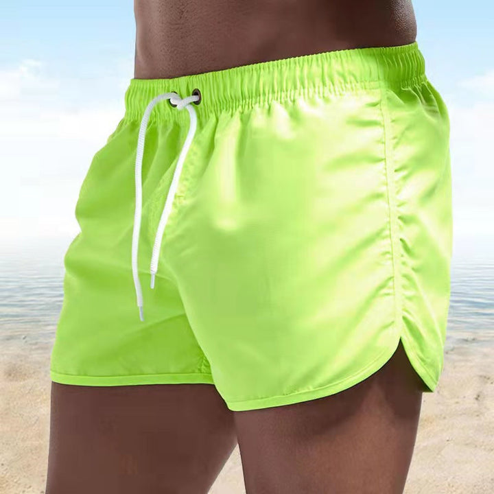Men’s Swim Trunks – Relaxed Fit – Mid-Thigh Length – Quick-Dry Breathable Blend