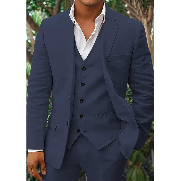 Men’s Blazer – Tailored Fit – Breathable Blend – Single-Breasted – Formal Lapel