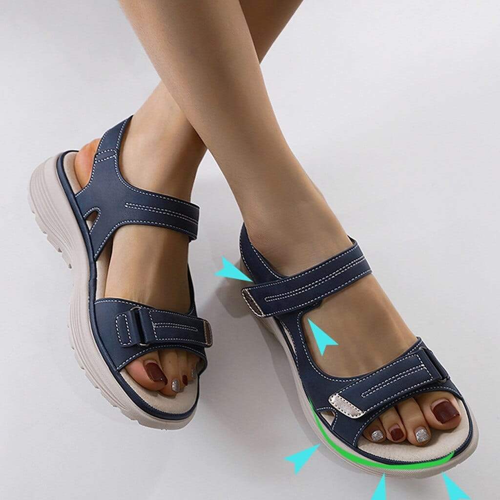 Women’s Sandals – Ergonomic Support – Cushioned Footbed – Adjustable Straps – Non-Slip Sole