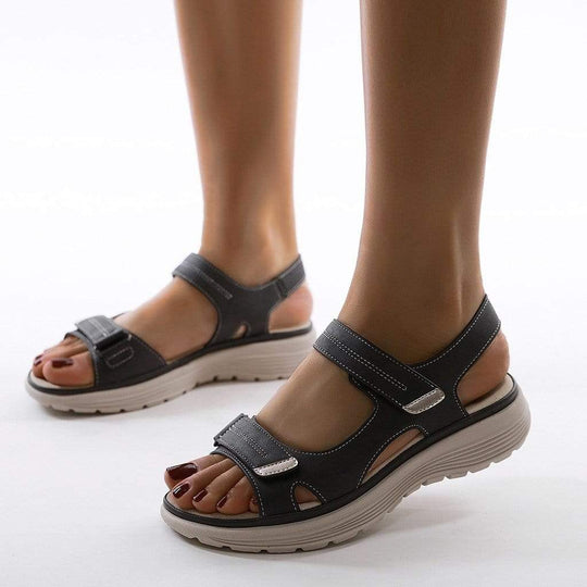 Women’s Sandals – Adjustable Straps – Cushioned Insole – Supportive Open Toe Fit