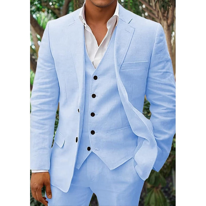 Men’s Blazer – Tailored Fit – Breathable Blend – Single-Breasted – Formal Lapel
